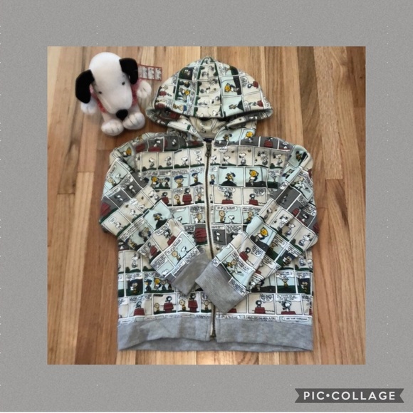 Gap Peanuts Comic Sweatshirt - Picture 1 of 8